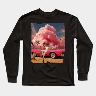 Barbenheimer Pink Bomb Long Sleeve T-Shirt